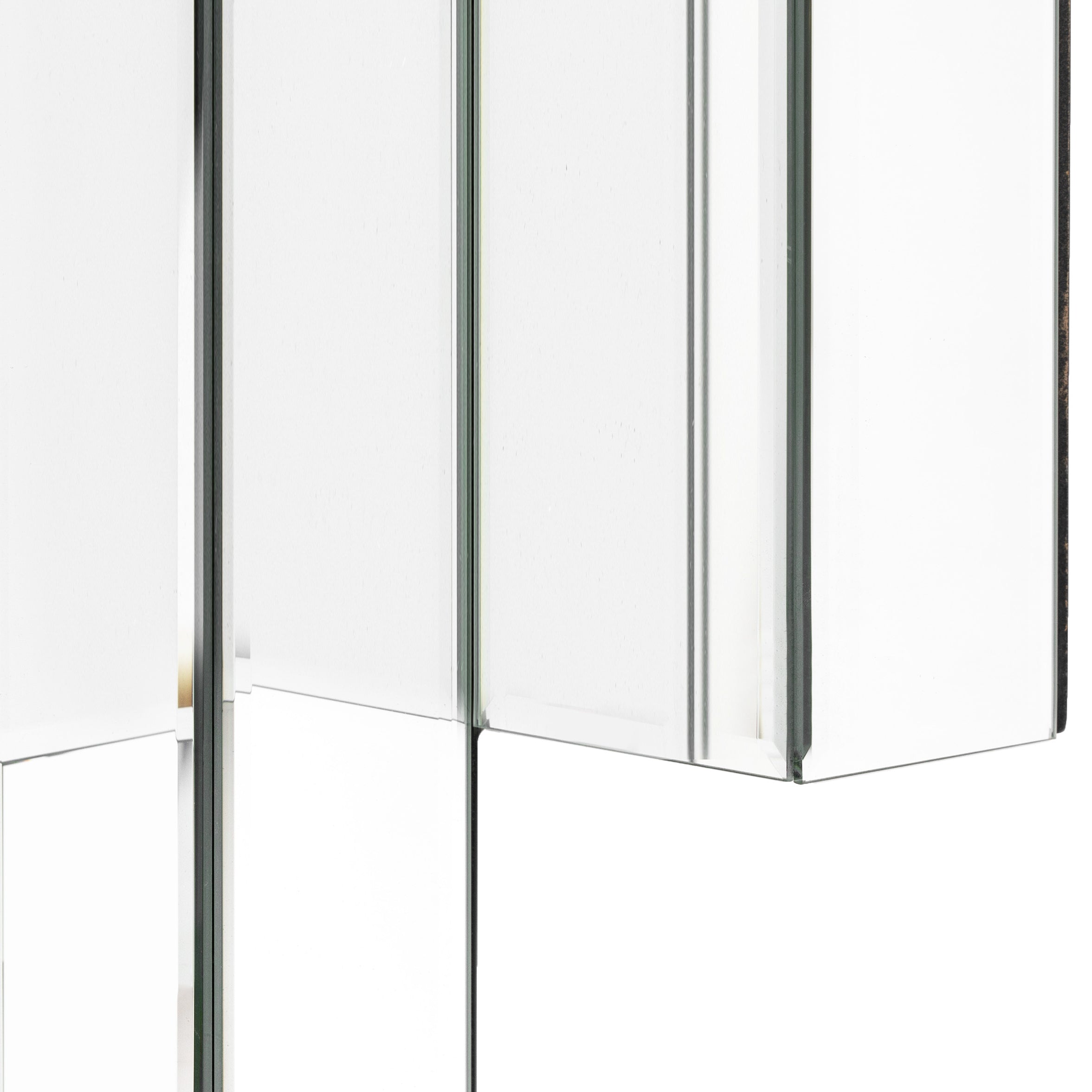 Dario Art Deco Bevelled Panels Wall Mirror